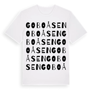 Goboåsen ordlek t-shirt – ekologisk bomull t-shirt från Pinshirt