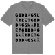 Mid Heather Gray t-shirt med Goddagskärret ordlek t-shirt