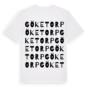 Göketorp ordlek t-shirt – ekologisk bomull t-shirt från PinShirt
