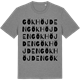Mid Heather Gray t-shirt med Gökhöjden ordlek t-shirt