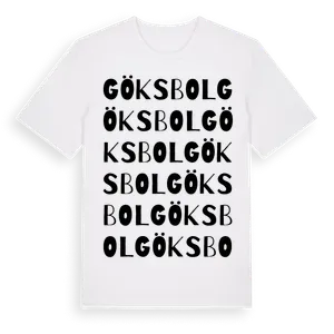 Göksbol ordlek t-shirt – ekologisk bomull t-shirt från Pinshirt