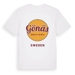 Gönäs cirkel t-shirt – ekologisk bomull t-shirt från PinShirt