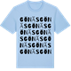 Blue Soul t-shirt med Gönäs ordlek t-shirt