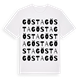 White t-shirt med Gösta ordlek t-shirt