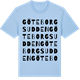Blue Soul t-shirt med Göteborgsudden ordlek t-shirt