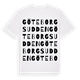 Göteborgsudden ordlek t-shirt