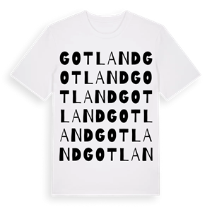 Gotland ordlek t-shirt – ekologisk bomull t-shirt från PinShirt