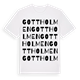 Gottholmen ordlek t-shirt