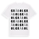 Gråbol ordlek t-shirt