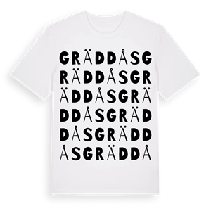 Gräddås ordlek t-shirt – ekologisk bomull t-shirt från PinShirt