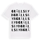 Grällsbyn ordlek t-shirt