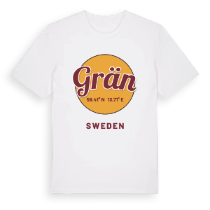 Grän cirkel t-shirt – ekologisk bomull t-shirt från PinShirt