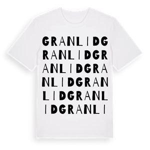Granlid ordlek t-shirt – ekologisk bomull t-shirt från PinShirt