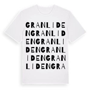 Granliden ordlek t-shirt – ekologisk bomull t-shirt från PinShirt
