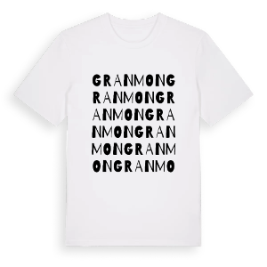 Granmon ordlek t-shirt – ekologisk bomull t-shirt från PinShirt