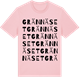 Pink Cotton t-shirt med Grännäset ordlek t-shirt