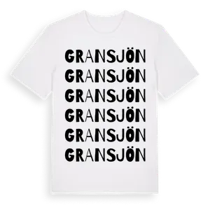 Gransjön ordlek t-shirt – ekologisk bomull t-shirt från Pinshirt