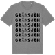 Mid Heather Gray t-shirt med Gränsjön ordlek t-shirt