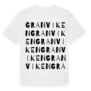 Granviken ordlek t-shirt – ekologisk bomull t-shirt från PinShirt
