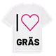Jag älskar Gräs t-shirt stort tryck