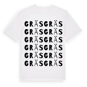 Gräs ordlek t-shirt – ekologisk bomull t-shirt från PinShirt