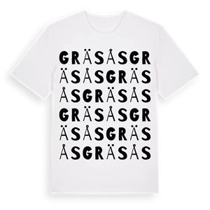 Gräsås ordlek t-shirt – ekologisk bomull t-shirt från PinShirt