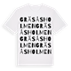 Gräsåsholmen ordlek t-shirt