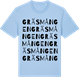 Blue Soul t-shirt med Gräsmången ordlek t-shirt