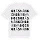 Gräsmången ordlek t-shirt