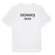 White t-shirt med Gräsmarken i Sverige t-shirt
