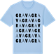 Blue Soul t-shirt med Grava ordlek t-shirt