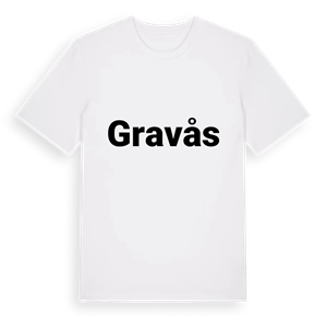 Gravås fetstil t-shirt – ekologisk bomull t-shirt från PinShirt