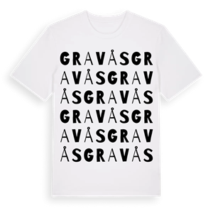 Gravås ordlek t-shirt – ekologisk bomull t-shirt från PinShirt