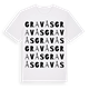 Gravås ordlek t-shirt