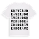White t-shirt med Gräverud ordlek t-shirt
