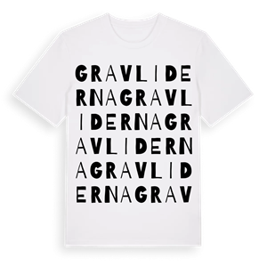 Gravliderna ordlek t-shirt – ekologisk bomull t-shirt från PinShirt