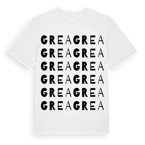 Grea ordlek t-shirt – ekologisk bomull t-shirt från PinShirt