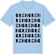 Blue Soul t-shirt med Gren ordlek t-shirt