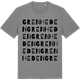 Mid Heather Gray t-shirt med Grenheden ordlek t-shirt