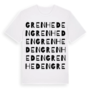 Grenheden ordlek t-shirt – ekologisk bomull t-shirt från Pinshirt