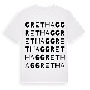 Grethag ordlek t-shirt – ekologisk bomull t-shirt från Pinshirt