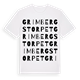 Grimbergstorpet ordlek t-shirt
