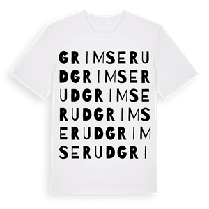 Grimserud ordlek t-shirt – ekologisk bomull t-shirt från PinShirt