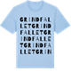 Blue Soul t-shirt med Grindfallet ordlek t-shirt