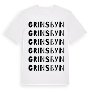 Grinsbyn ordlek t-shirt – ekologisk bomull t-shirt från Pinshirt