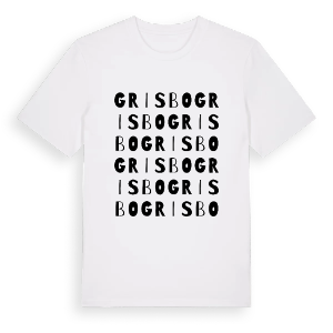 Grisbo ordlek t-shirt – ekologisk bomull t-shirt från PinShirt