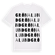 Gröna lund ordlek t-shirt