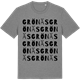 Mid Heather Gray t-shirt med Grönäs ordlek t-shirt