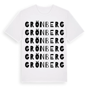 Grönberg ordlek t-shirt – ekologisk bomull t-shirt från PinShirt