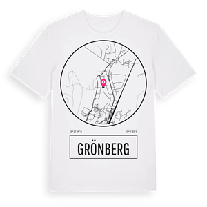 Grönberg t-shirt – ekologisk bomull t-shirt från Pinshirt